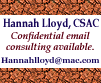 Info on Hannah Lloyd, CSAC